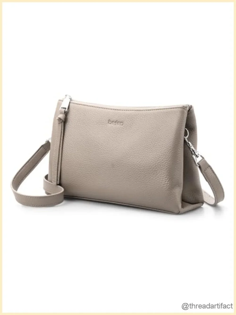 Genuine Leather Crossbody Bag RFID Blocking Small Shoulder Purse